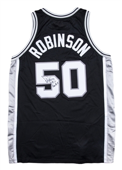 1999-2000 David Robinson Game Issued and Signed San Antonio Spurs Jersey Prepared for 2001 All Star Game - Final All Star Game (PSA/DNA) 